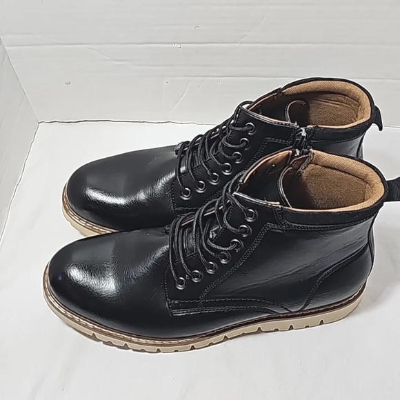 Steve Madden Mens chukka boots sz 12M black ortholite comfort foam insole work - Picture 9 of 15